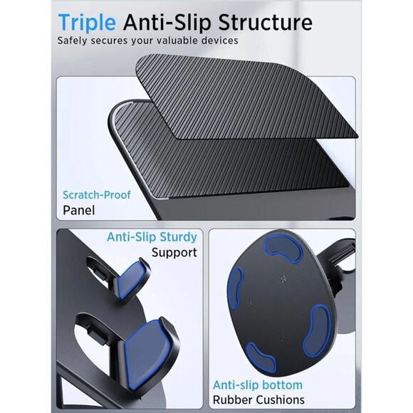 Adjustable 360° Rotatable Tablet & Phone Stand 4.0"-13.0" Devices Compatible - Picture 6 of 10